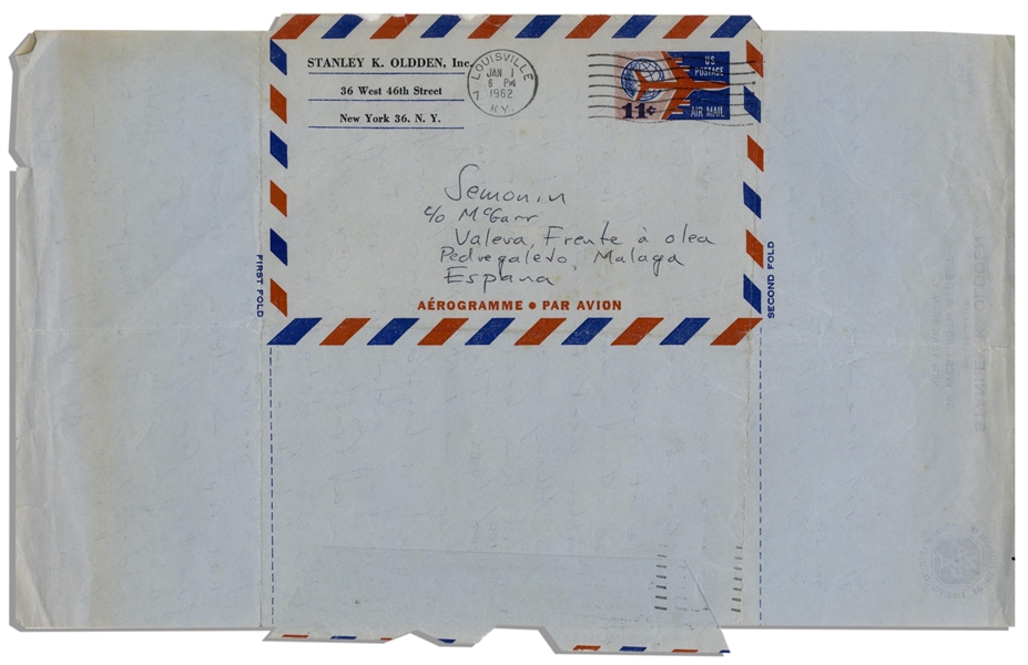 Hunter S. Thompson Autograph Letter Signed on New Year's Eve, 1961 -- ''...Novel is bogged down horribly. Starting over again...'' -- Thompson Also Writes of Football, His Favorite Sport